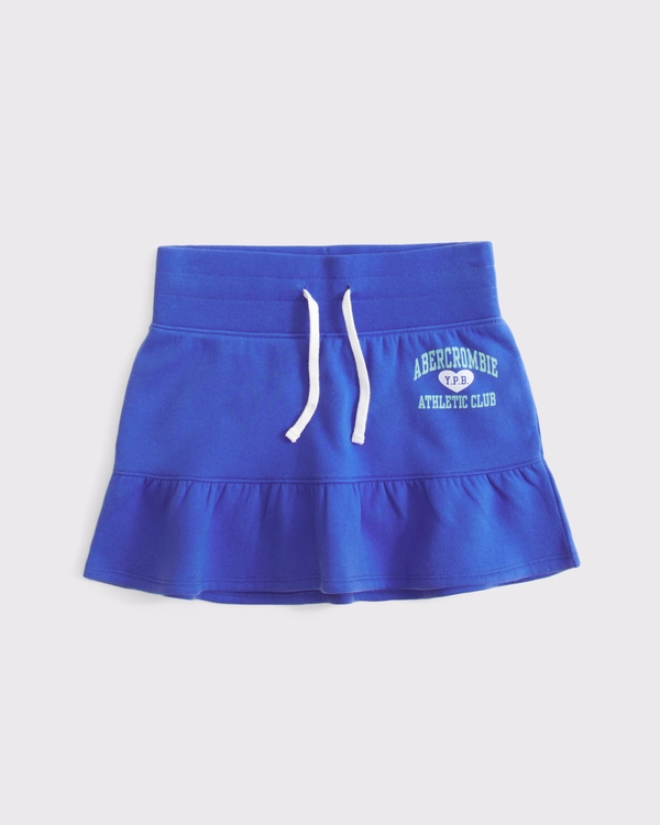 ypb ruffle mini skort, Blue view 1