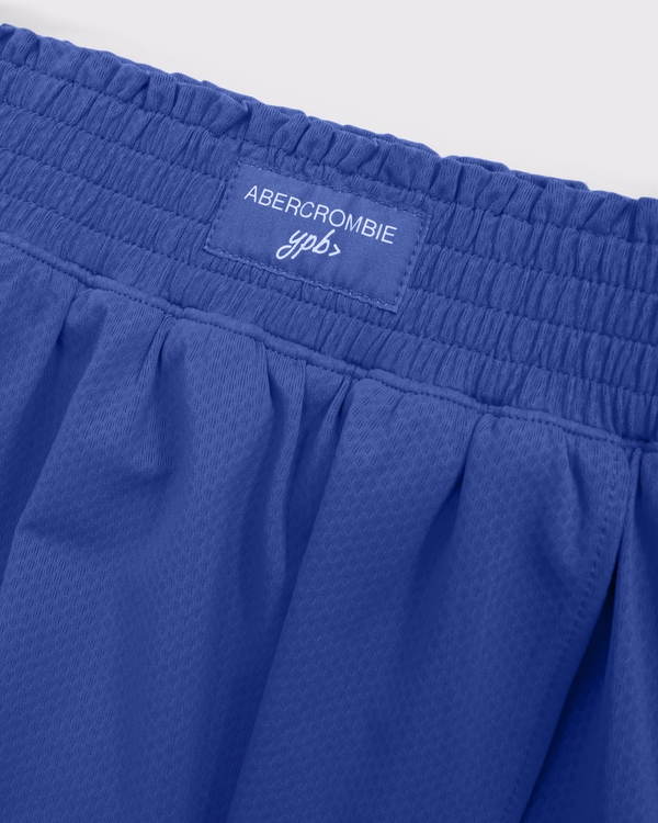 ypb tiered ruffle active skirt, Violet Blue view 2