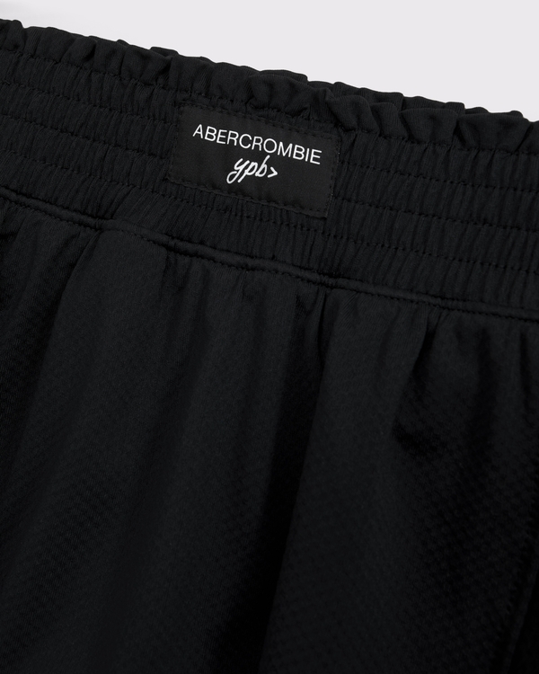 ypb tiered ruffle active skirt, Black view 2