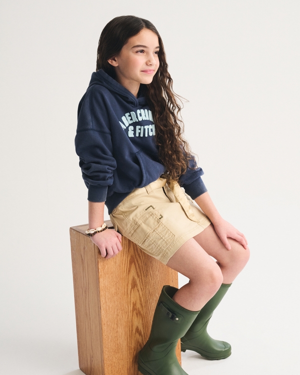 low rise cargo mini skort