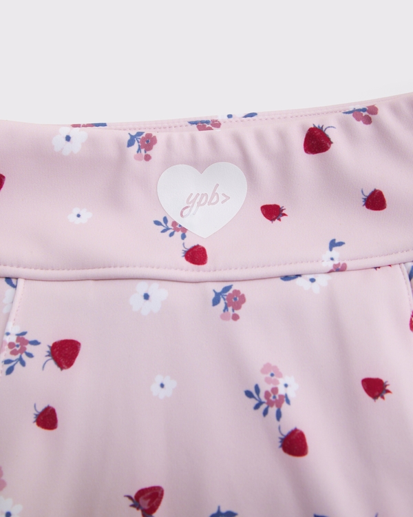 ypb pleated mini skort, Light Pink Pattern view 2
