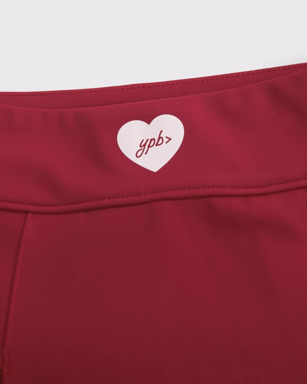 ypb pleated mini skort, Berry Red view 2