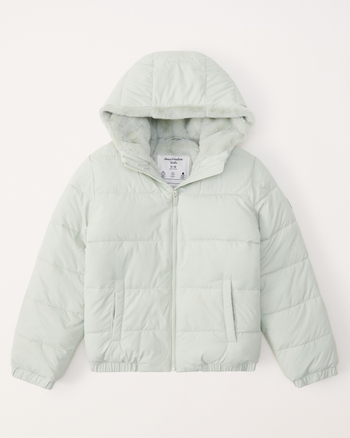 girls a f cozy puffer girls sale Abercrombie