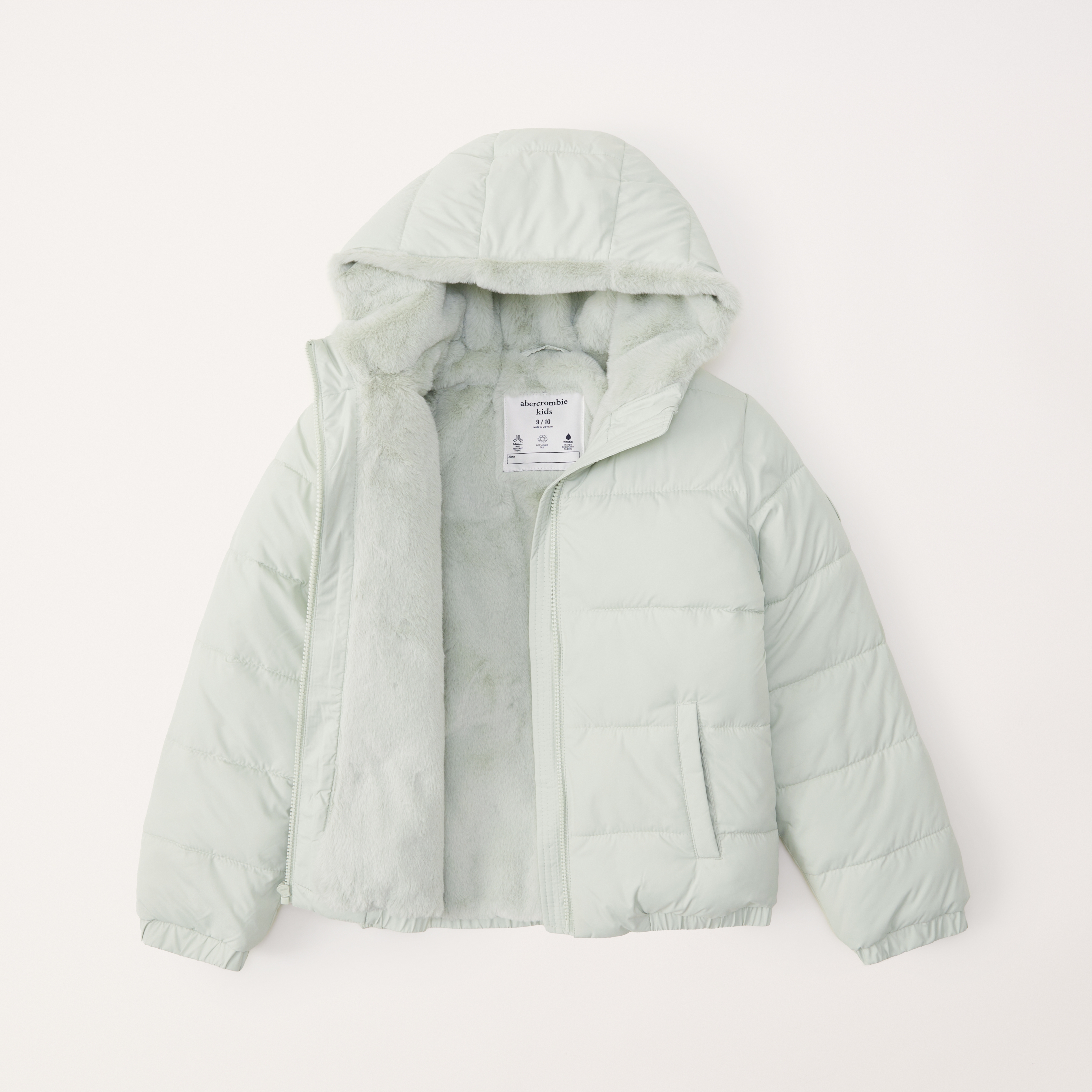 Abercrombie womens cheap puffer jacket