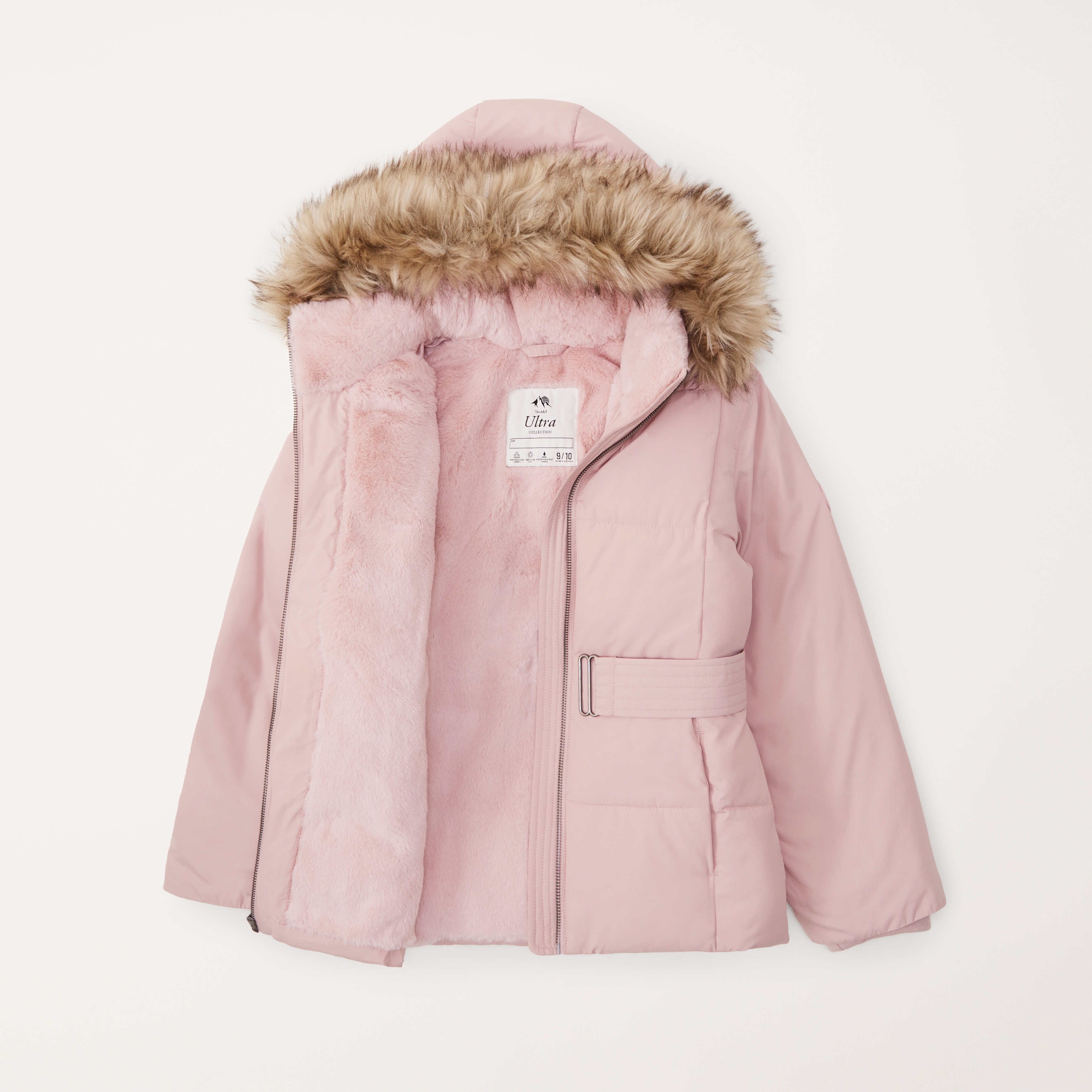 Pink store parka girls