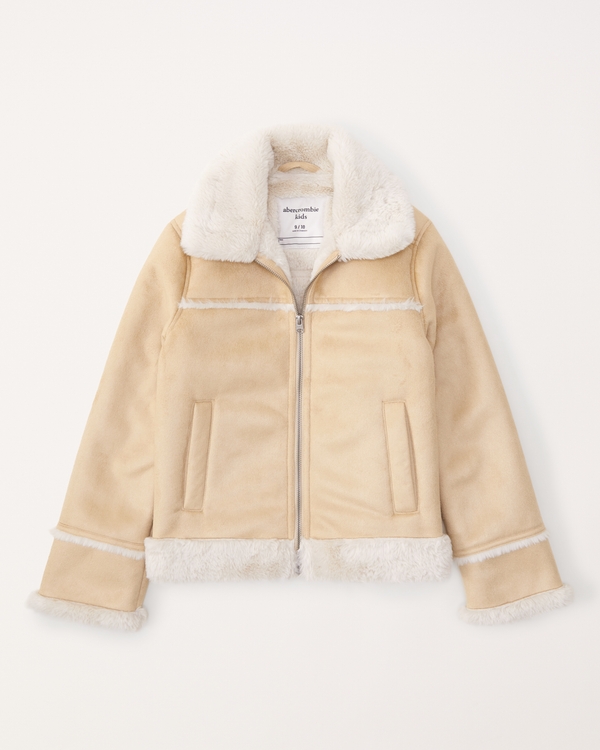 girls a&f ultra belted parka, girls clearance