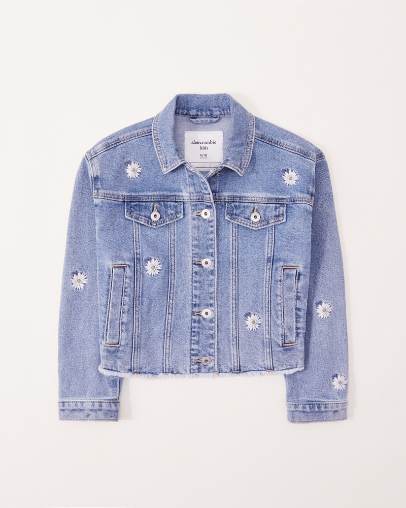 chaqueta de denim con dise o corto