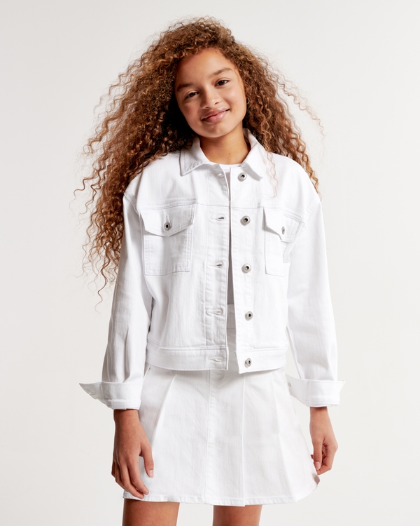 Toddler Girls Super-Soft Denim Jacket