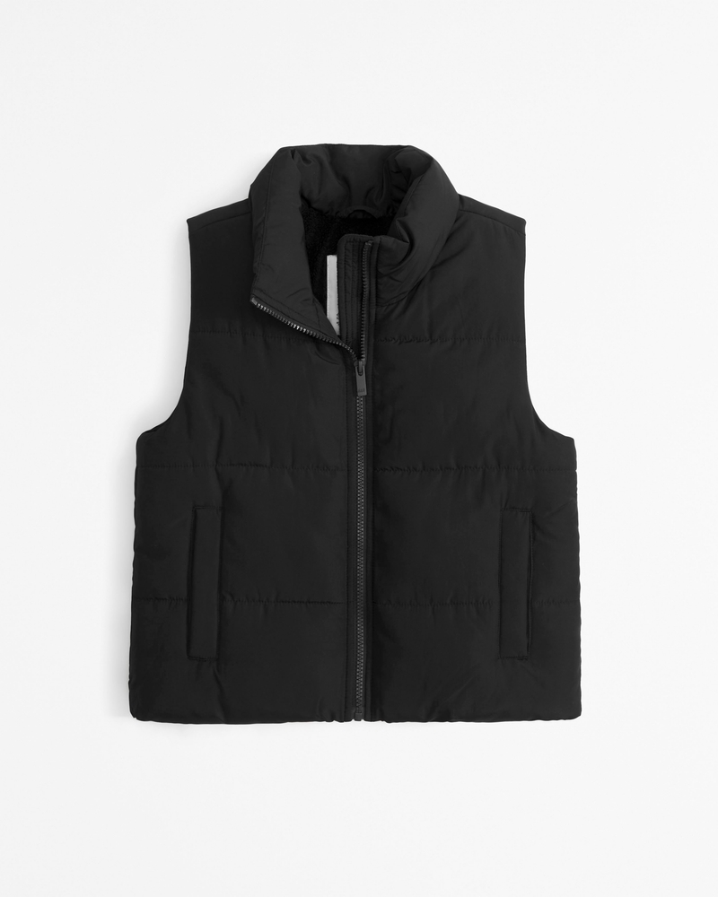 girls puffer vest girls coats jackets Abercrombie