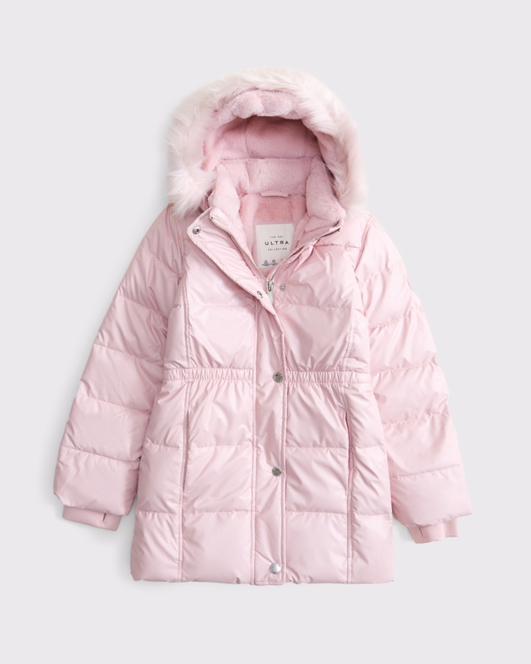 a&f ultra parka, Pink