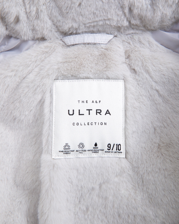 a&f ultra parka, Light Gray view 2
