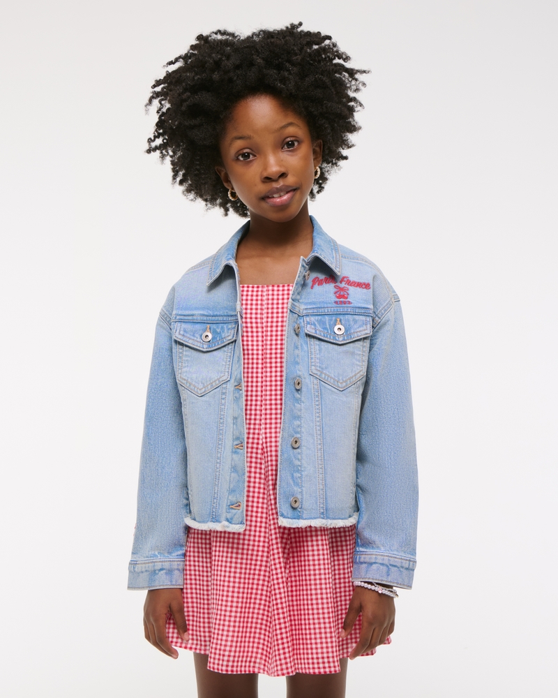 embroidered denim jacket