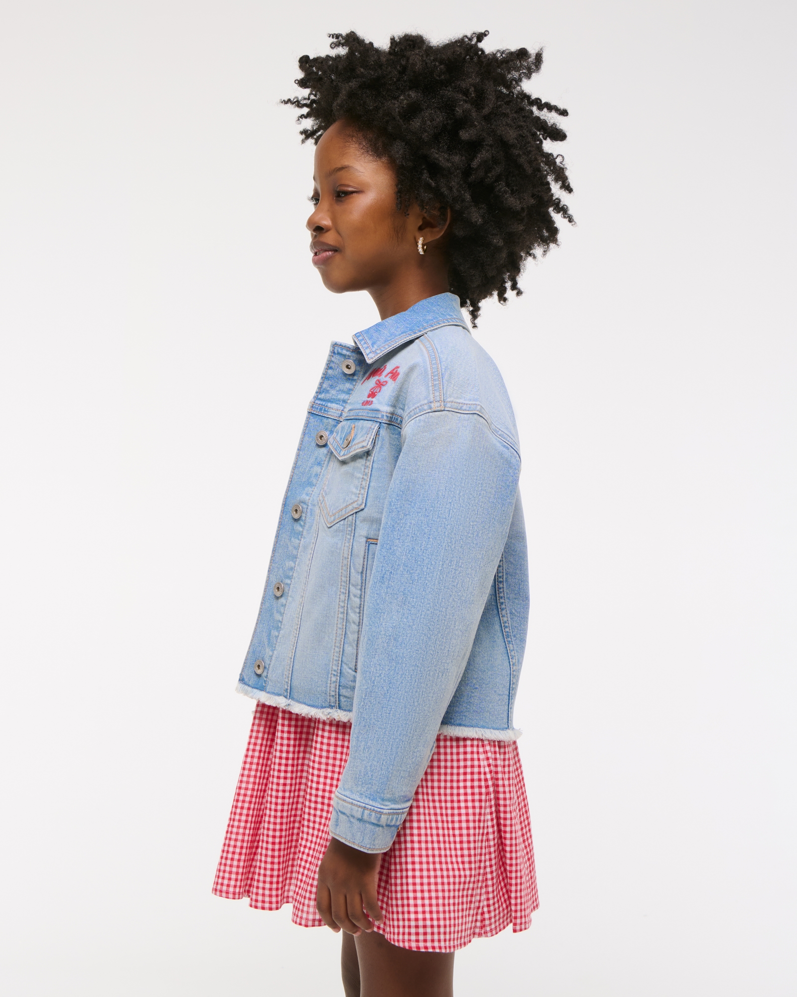 embroidered denim jacket