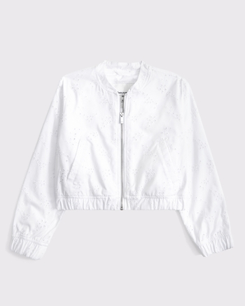 embroidered bomber jacket