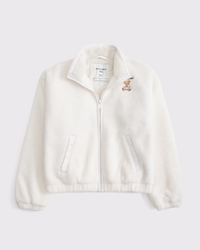 sherpa bomber jacket