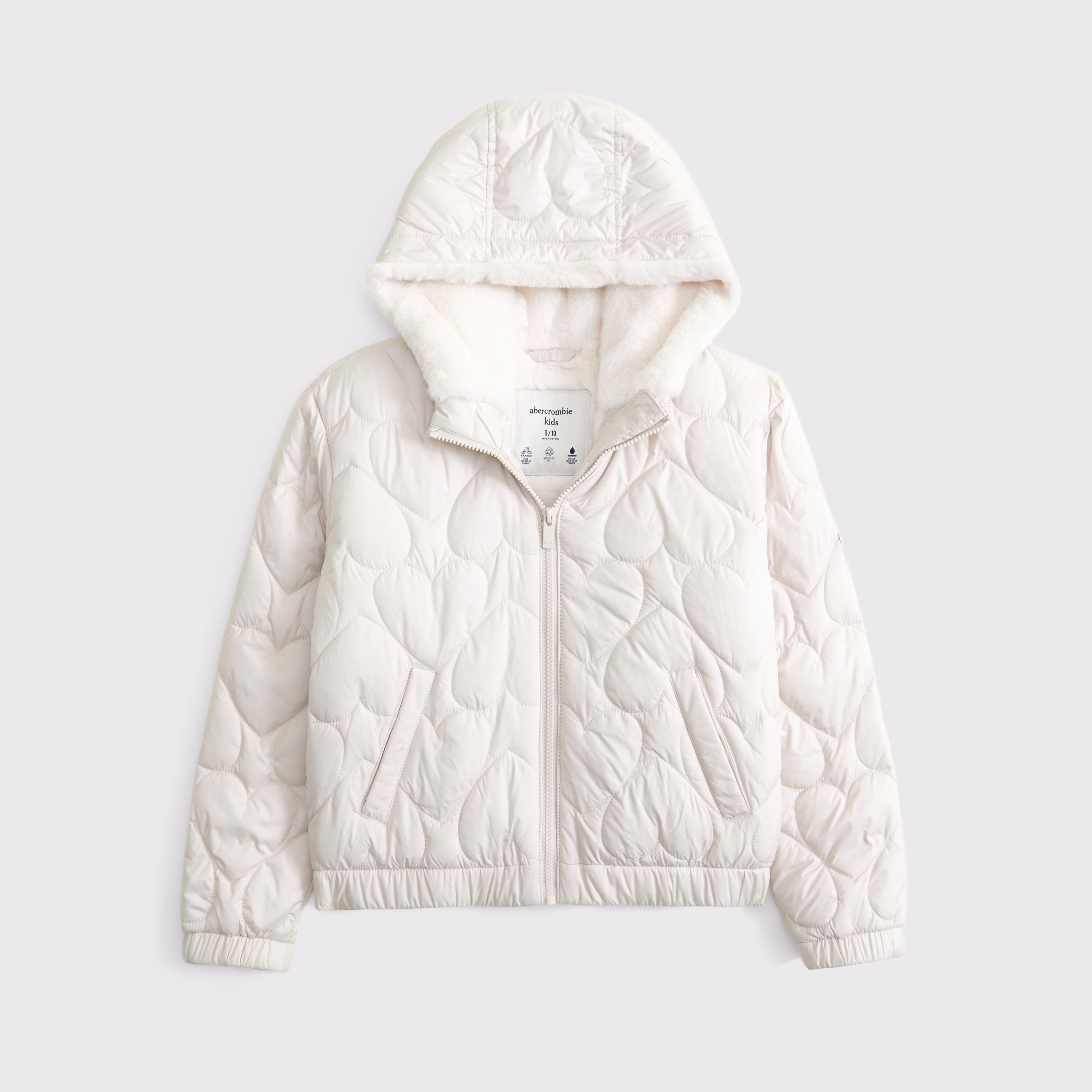 Abercrombie & Fitch Kids' Cozy Puffer In White