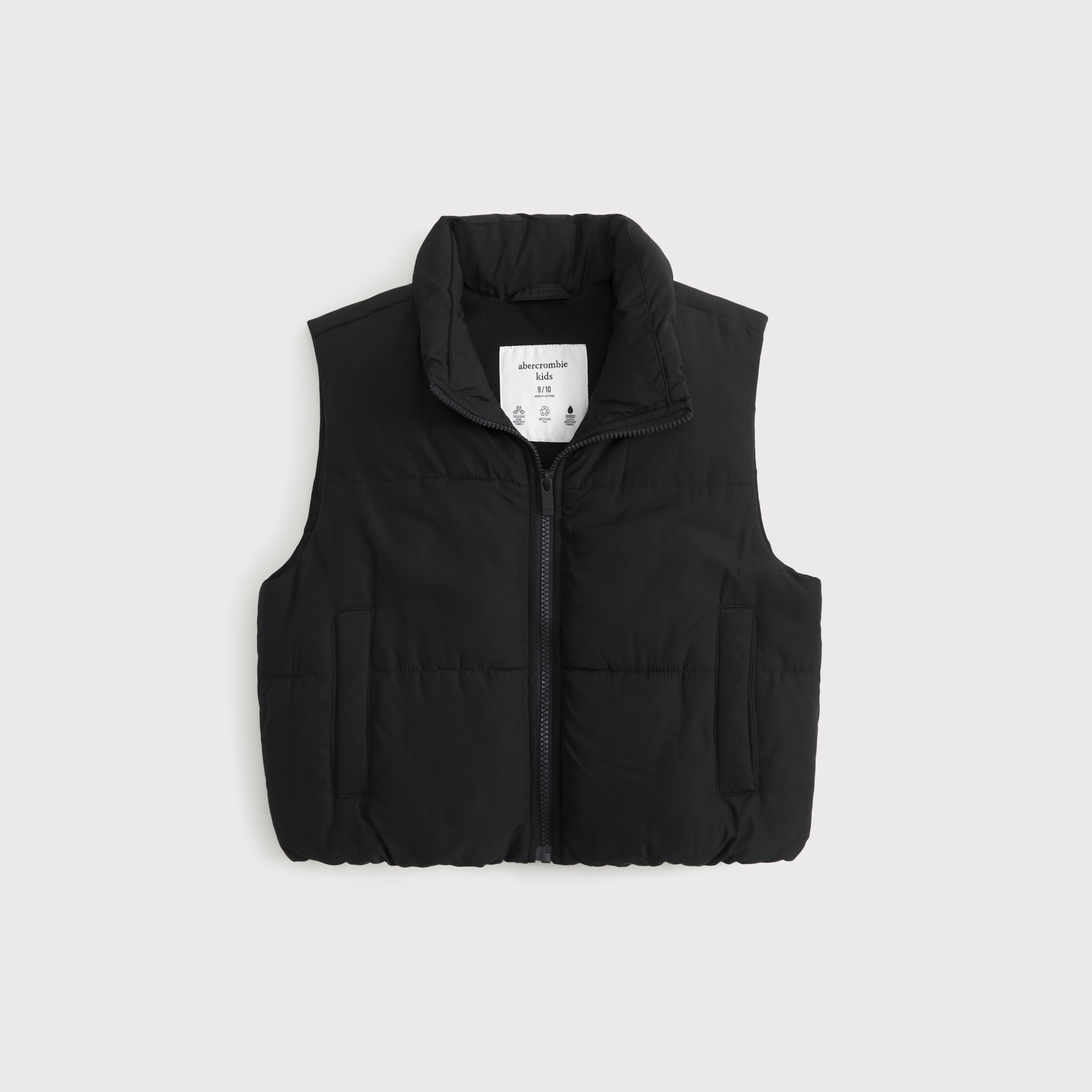 Abercrombie & Fitch Kids' Puffer Vest In Black