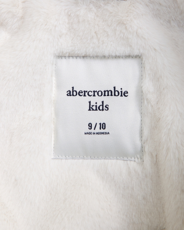 faux fur hooded parka