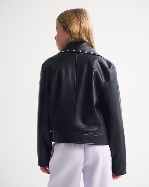 studded vegan leather jacket