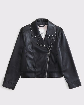 studded vegan leather jacket