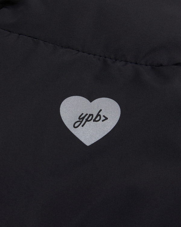 puffer vest, Black view 2
