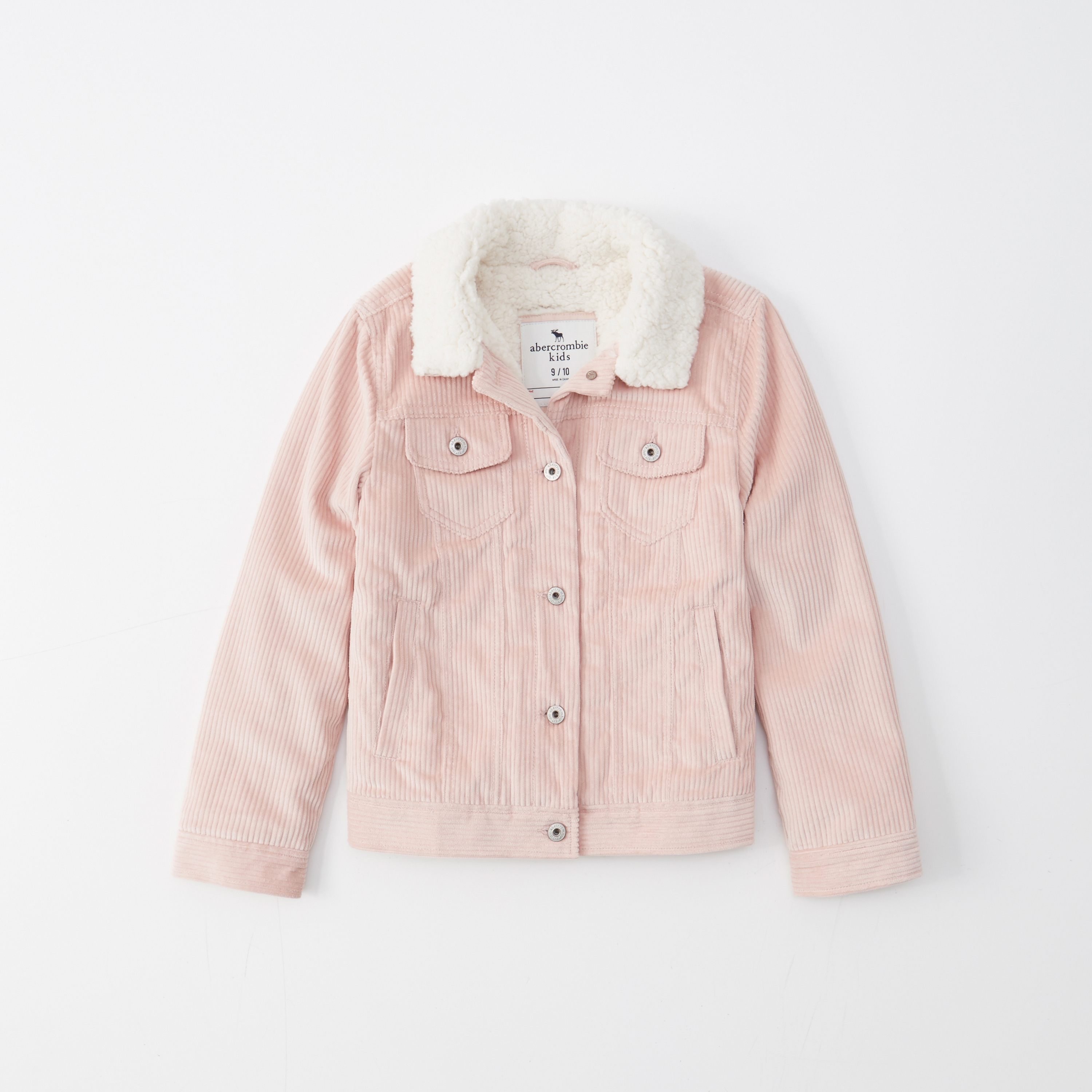 pink corduroy sherpa jacket