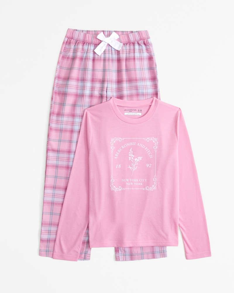 flannel pajama set