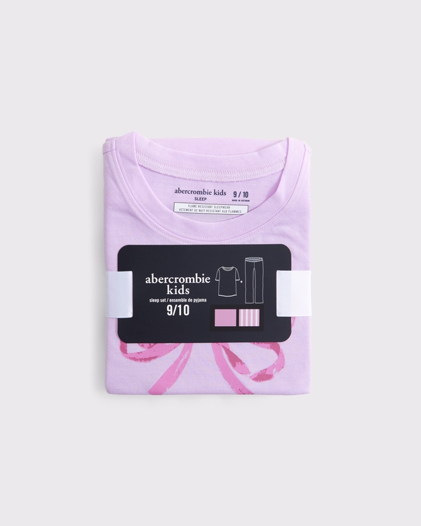 pants pajama set, Pink Stripe view 2