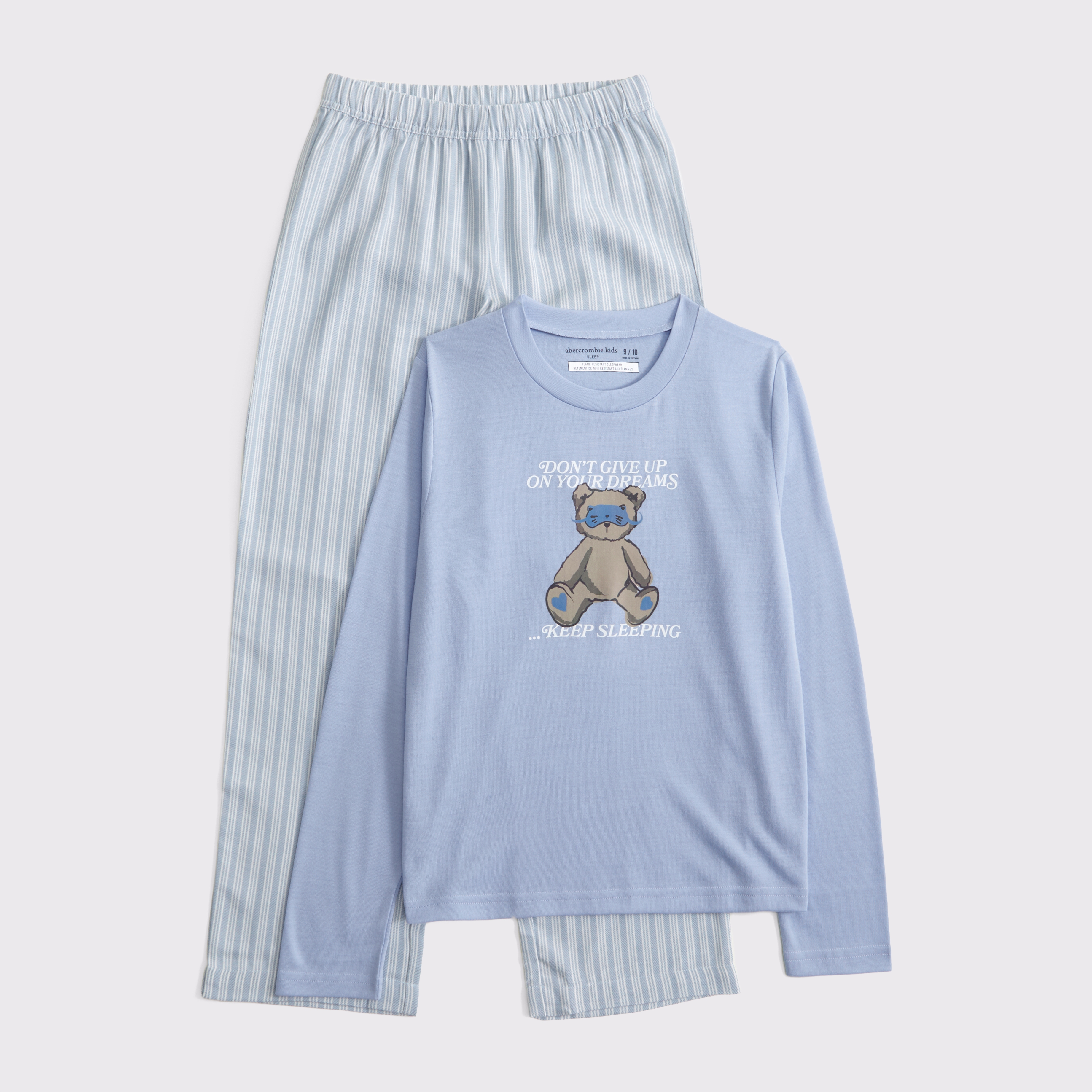 Abercrombie & Fitch Kids' Pants Pajama Set In Blue
