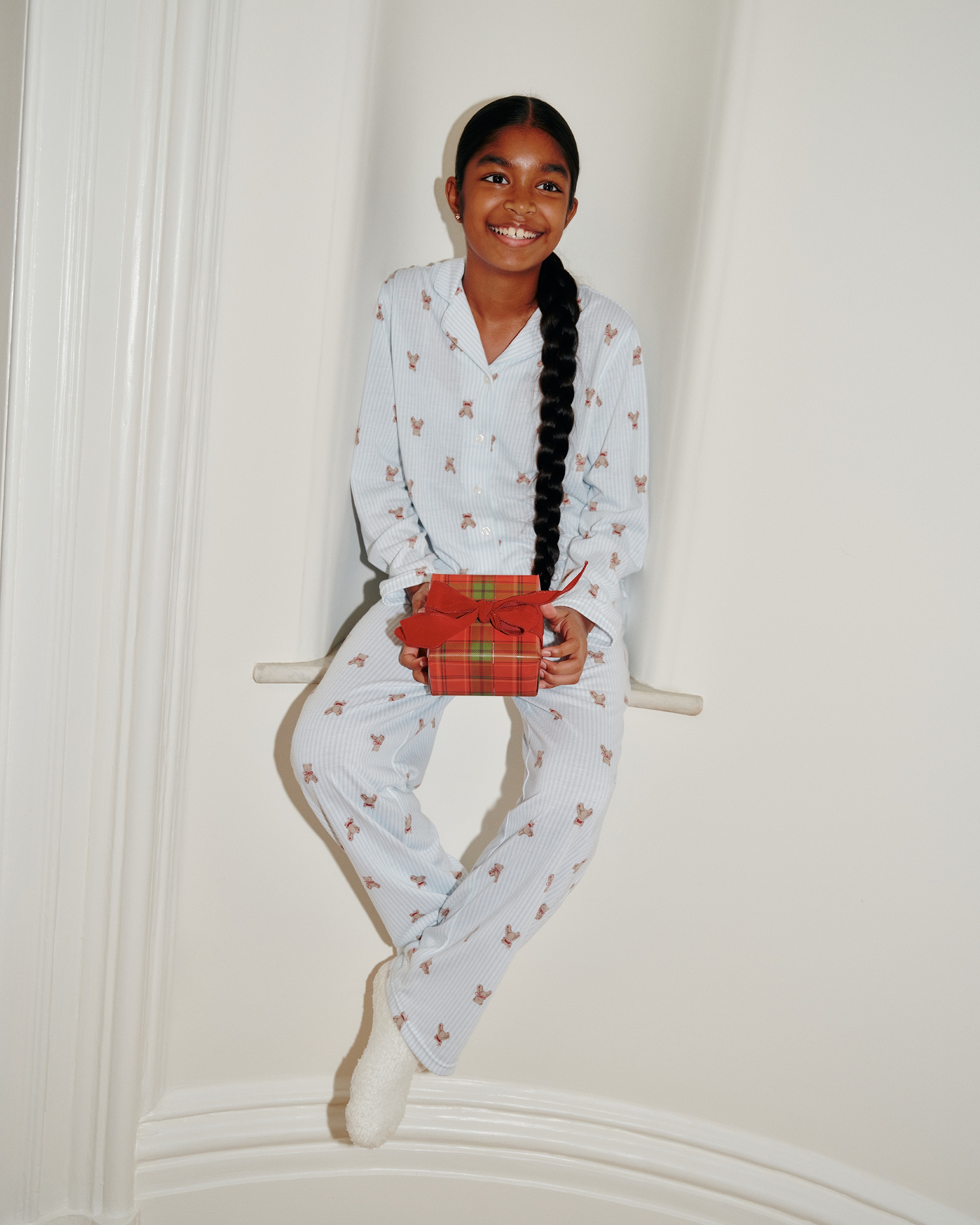 Abercrombie & Fitch Kids' Pants Pajama Set In Blue