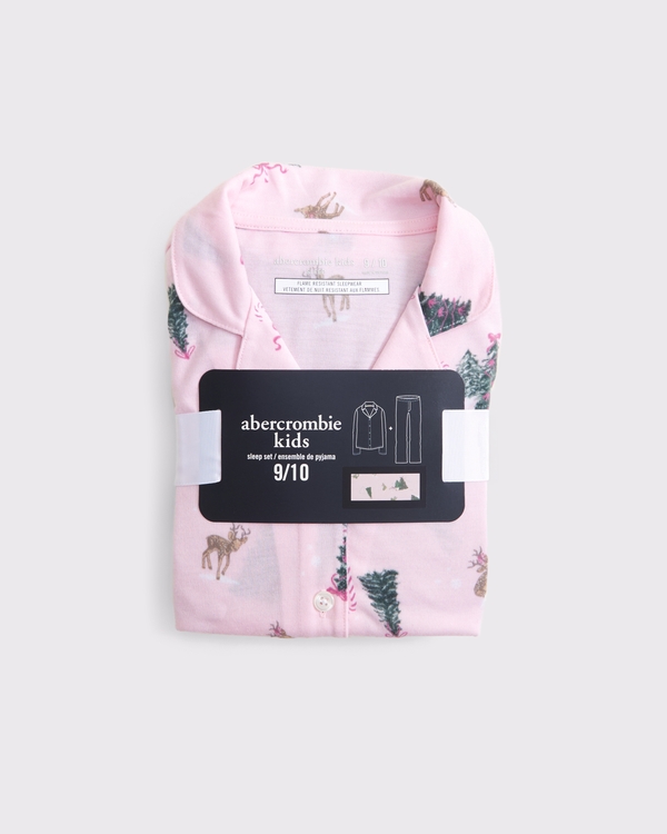 pants pajama set, Light Pink Pattern view 2