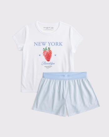 shorts pajama set