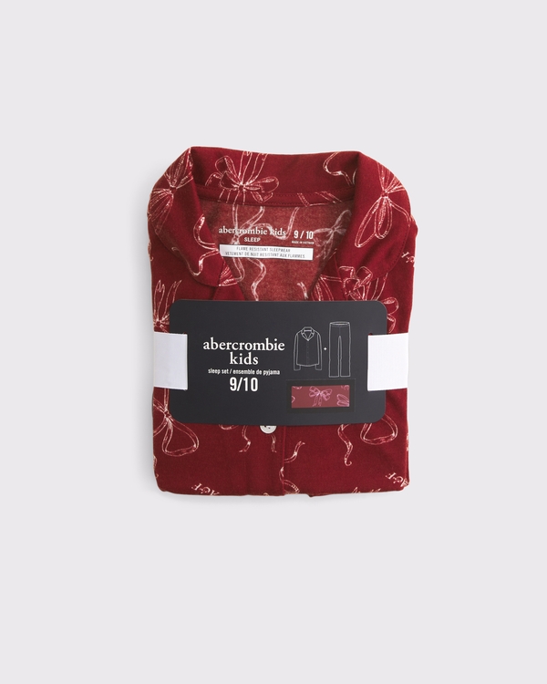 pant pajama set, Red Pattern view 2