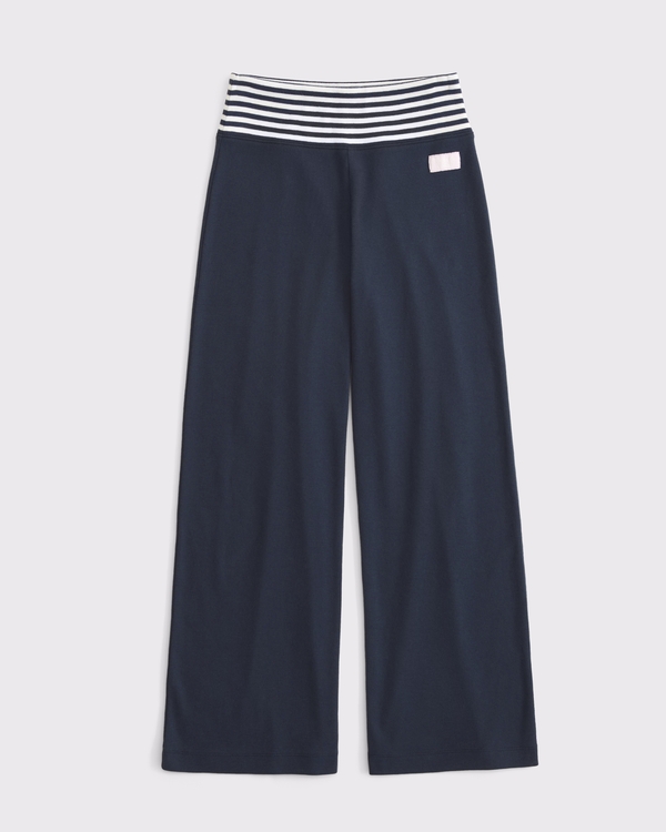 wide legging, Navy view 2