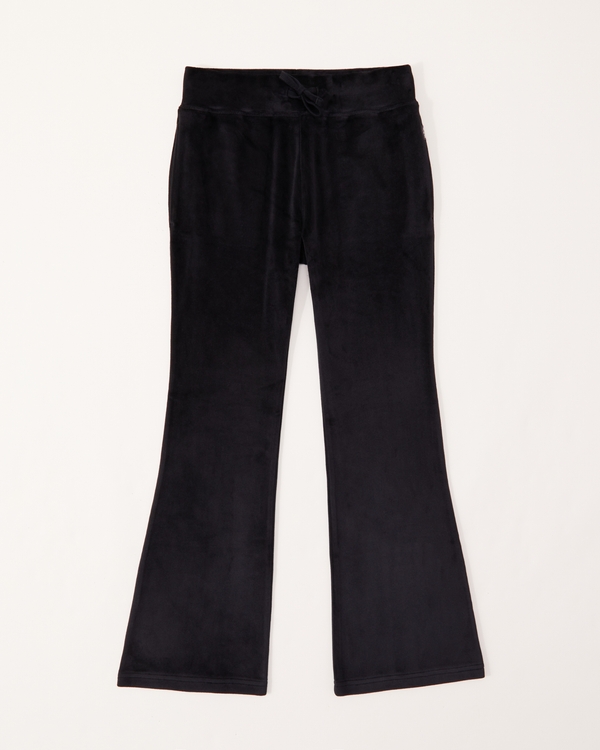 velour flare sweatpants