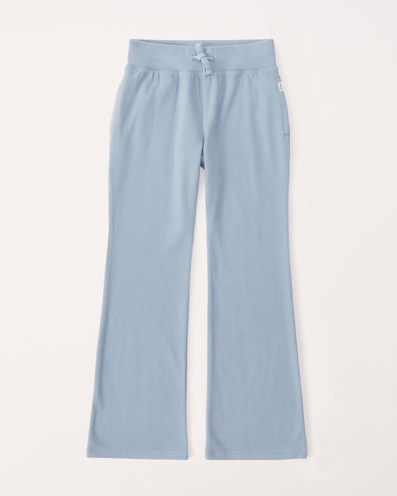 girls cozy flare sweatpants | girls bottoms | Abercrombie.com