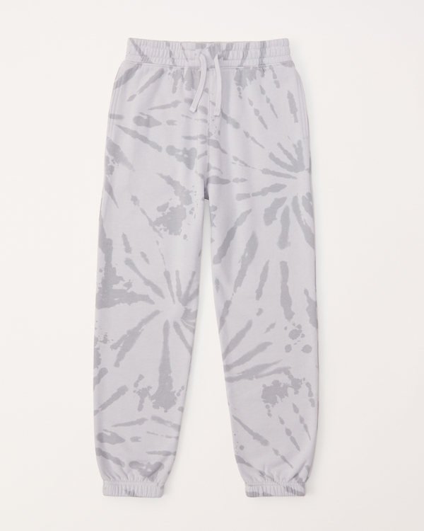 pattern fleece sweatpants