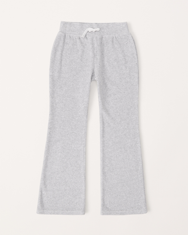 chenille boot sweatpants, Light Grey