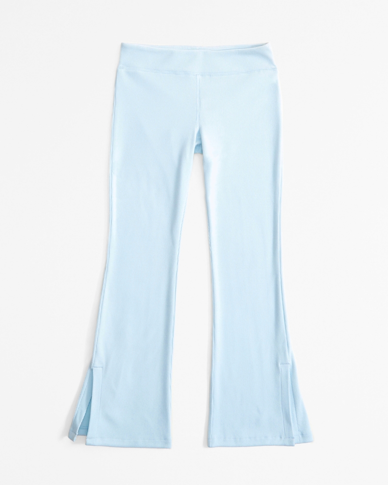 girls rib flare leggings girls bottoms Abercrombie