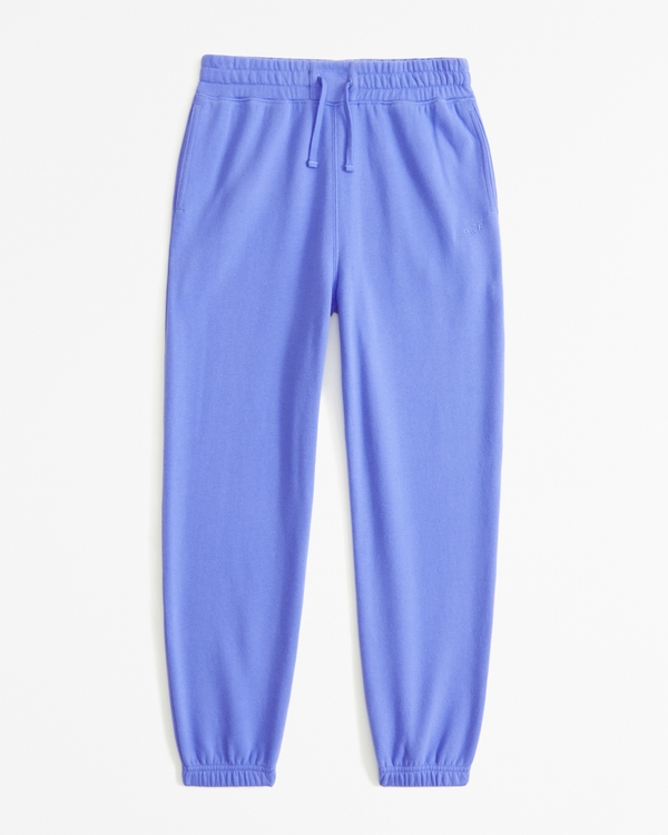 essential sunday logo fleece sweatpants, Blue