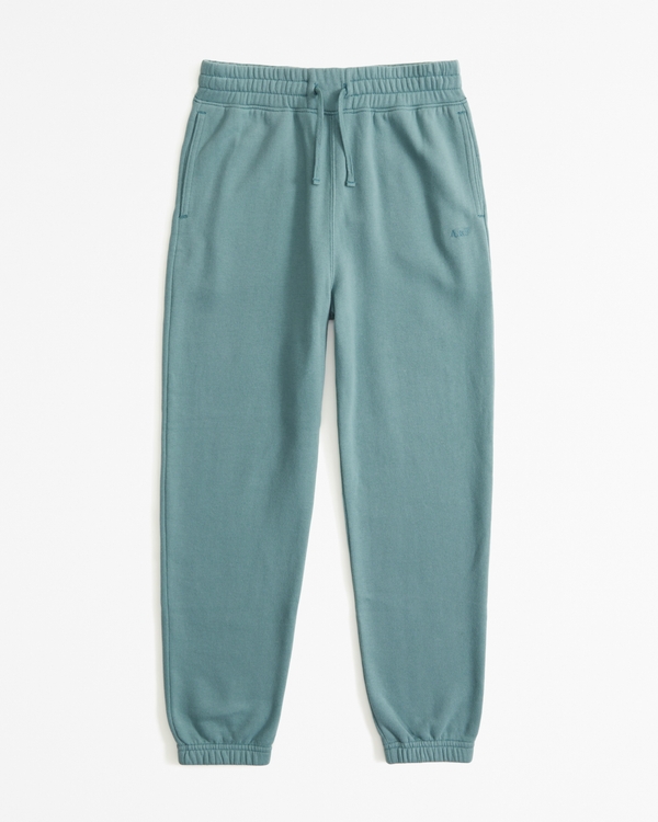pantaloni di felpa essenziali in stile Sunday con logo, Turchese Chiaro view 1