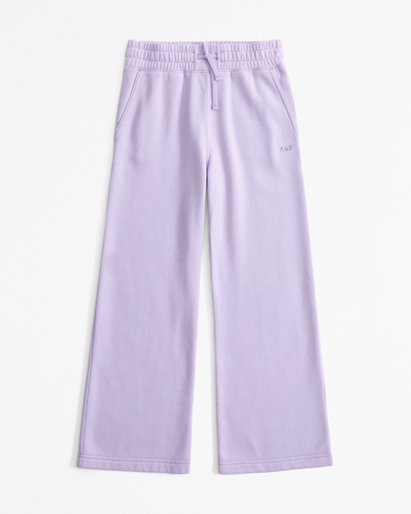 essential wide leg sweatpants, Light Purple view 1