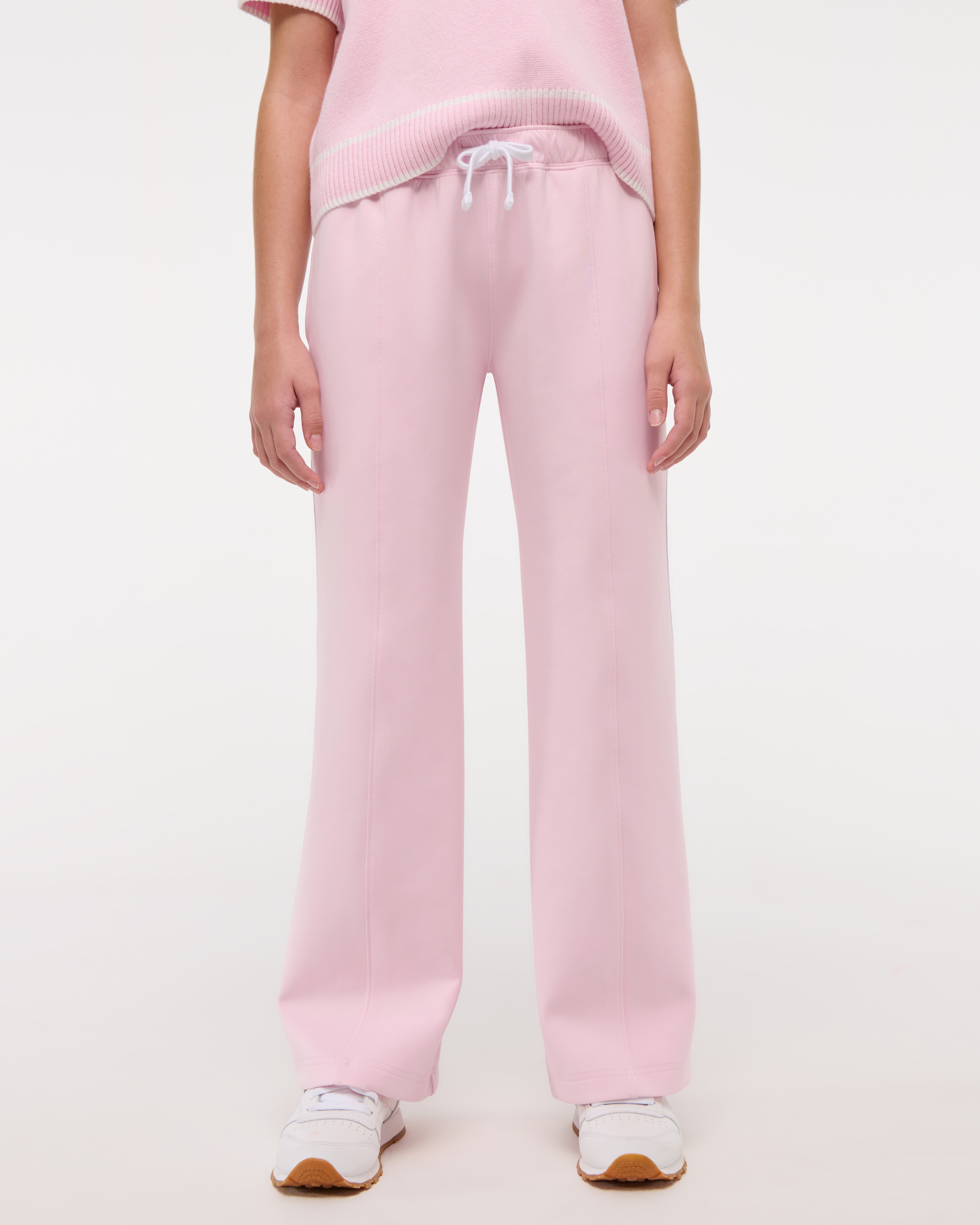 Abercrombie & Fitch Kids' Ypb Low Rise Track Pants In Pink