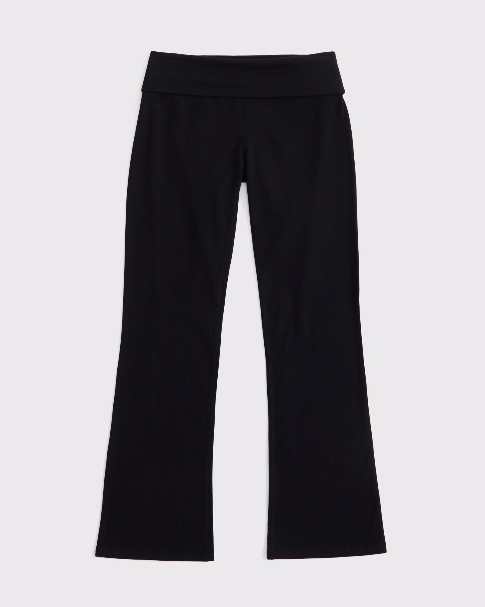foldover mini-flare leggings