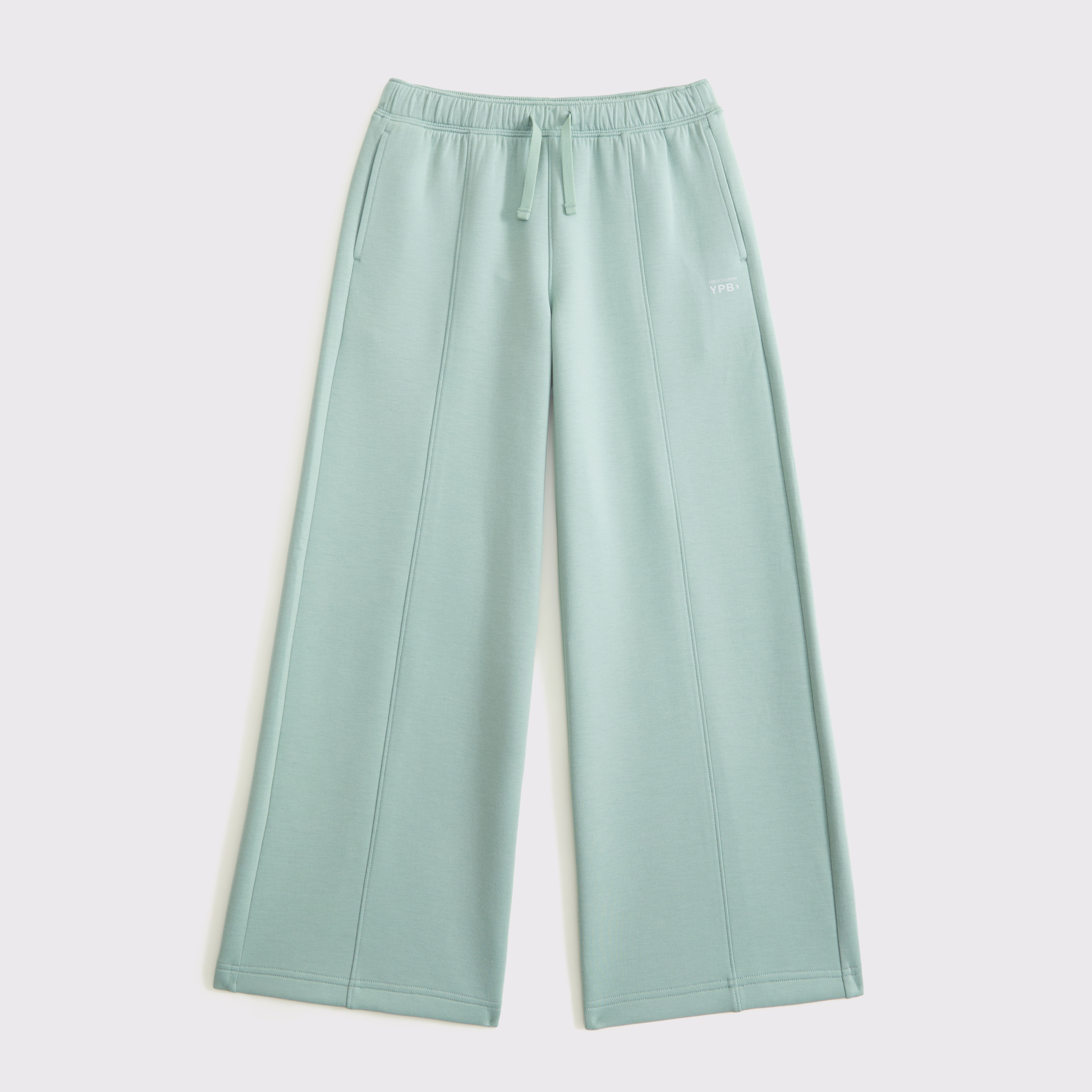 Abercrombie & Fitch Kids' Ypb Neoknit Low Rise Track Pants In Green