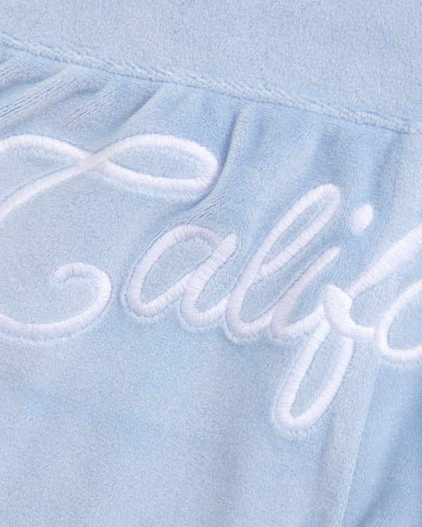 velour bootcut sweatpants