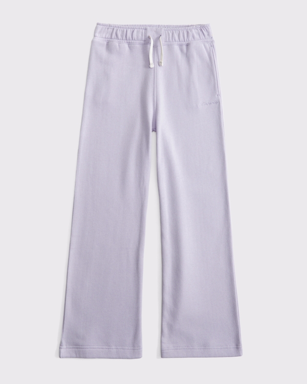 essential wide leg sweatpants, Light Purple view 1