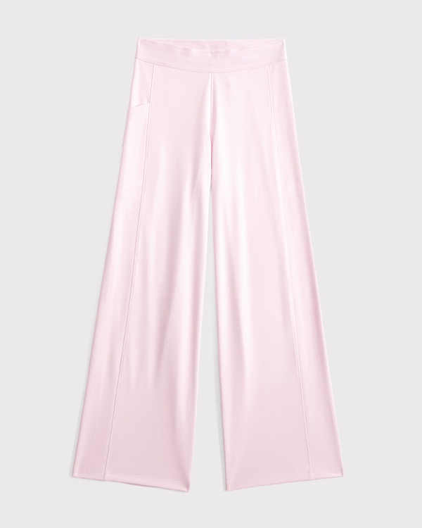 ypb wide leg sweatpants, Light Pink view 2