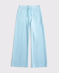 ypb textured wide leg sweatpants