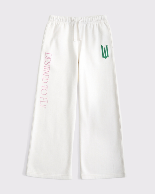 wicked low rise baggy sweatpants, Cream view 1